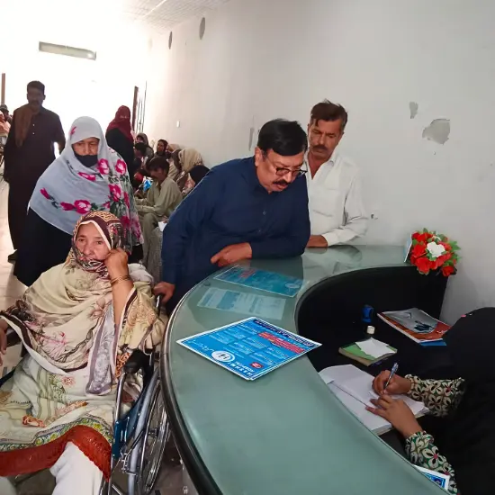 Hashmi Hospital Free Camp Patient