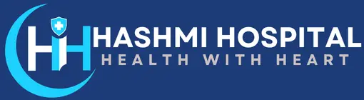 Hashmi hospital web logo dark
