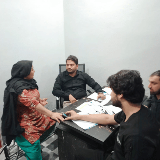 Dr. Gulfam Hashmi at Free Camp