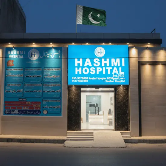 Hashmi Hospital Farooqabad Front Elevation